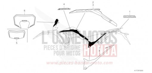 MARQUE/RAYURE (CRF300L/LA) CRF300LAM de 2021